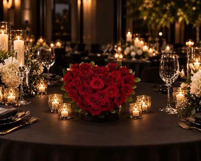 Red Roses Love Heart