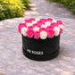 Pink & White Rose Hat Box