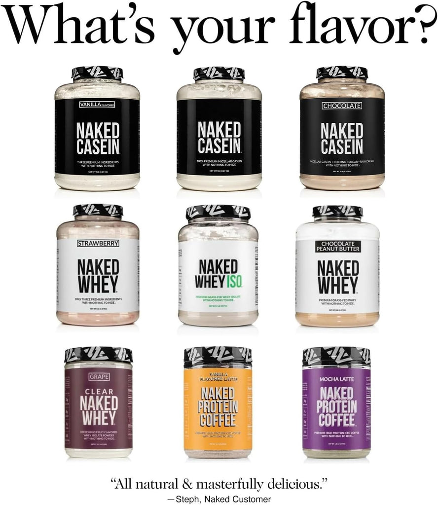 Micellar Casein Protein Powder | Naked Casein - 2LB