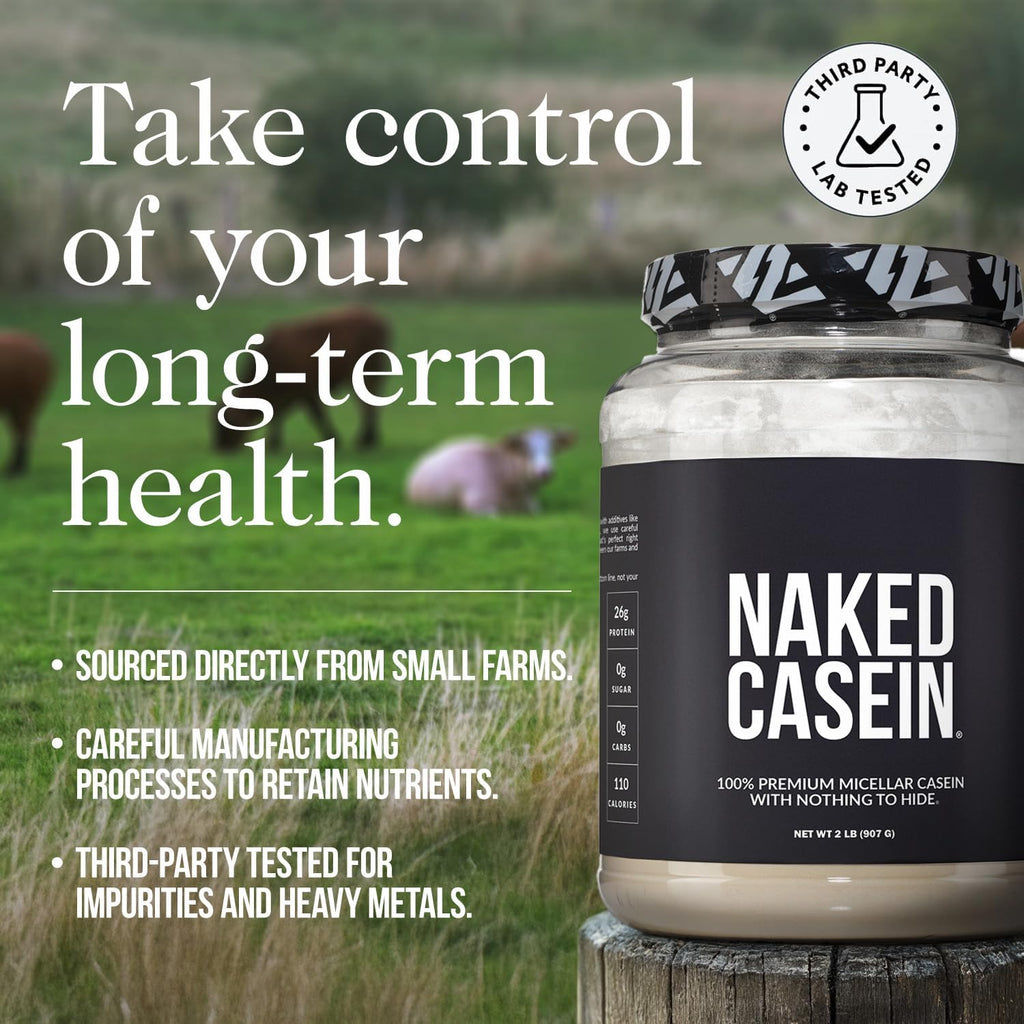 Vanilla Casein Protein Powder | Naked Vanilla Casein 2LB