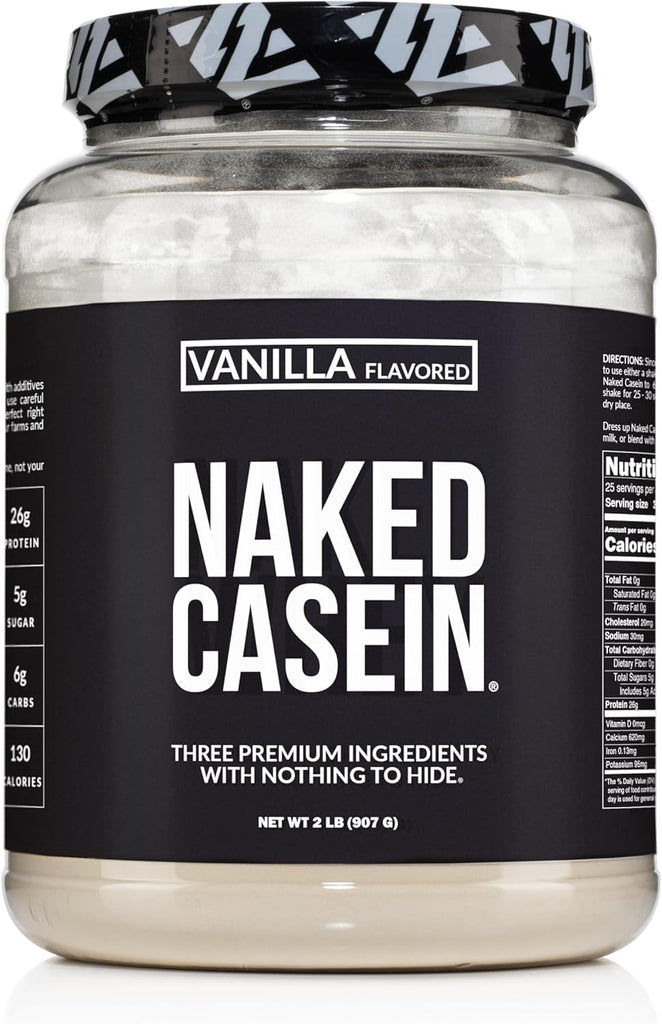 Vanilla Casein Protein Powder | Naked Vanilla Casein 2LB