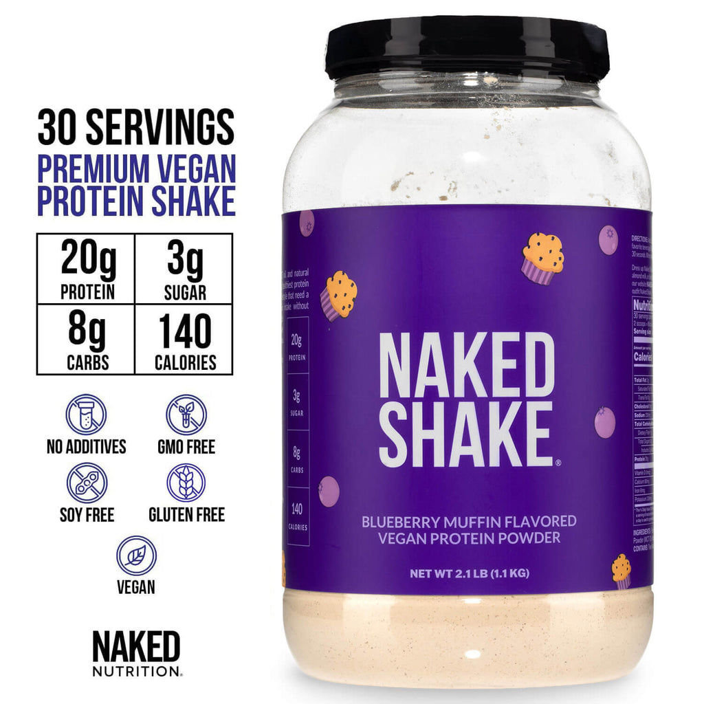 Blueberry Muffin Protein Shake | Naked Shake - 30 Servings