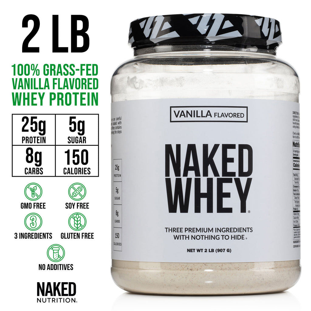grass fed whey protein shake vanilla