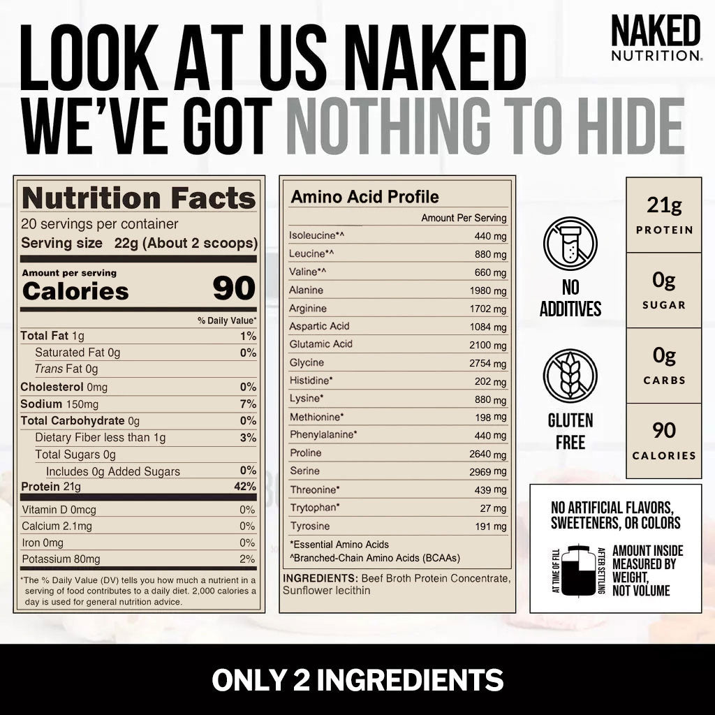 bone broth nutrition facts