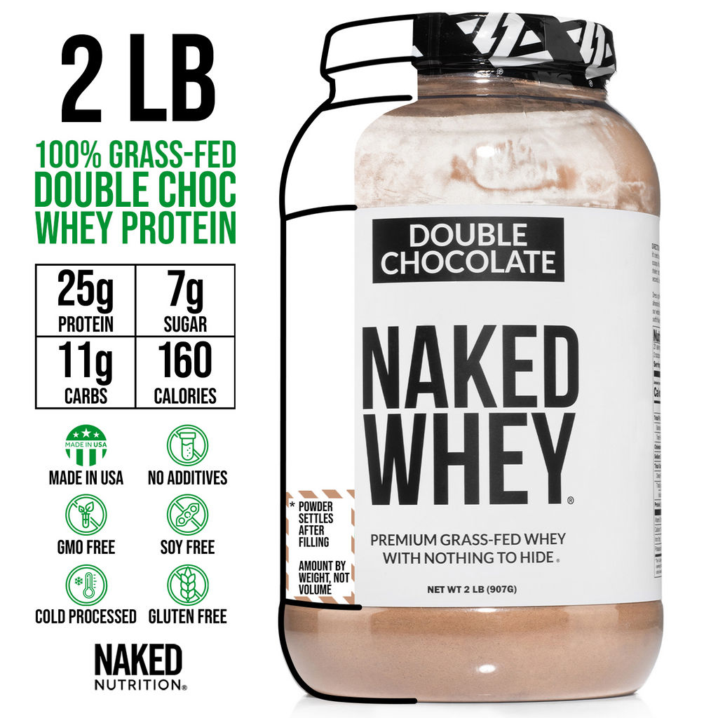 double chocolate whey protein powder