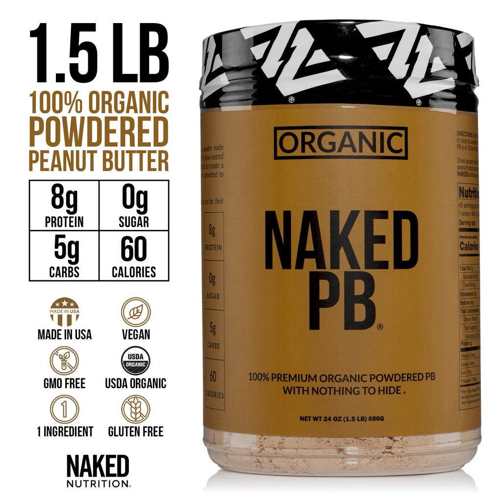 Organic Powdered Peanut Butter | Naked PB - 1.5LB
