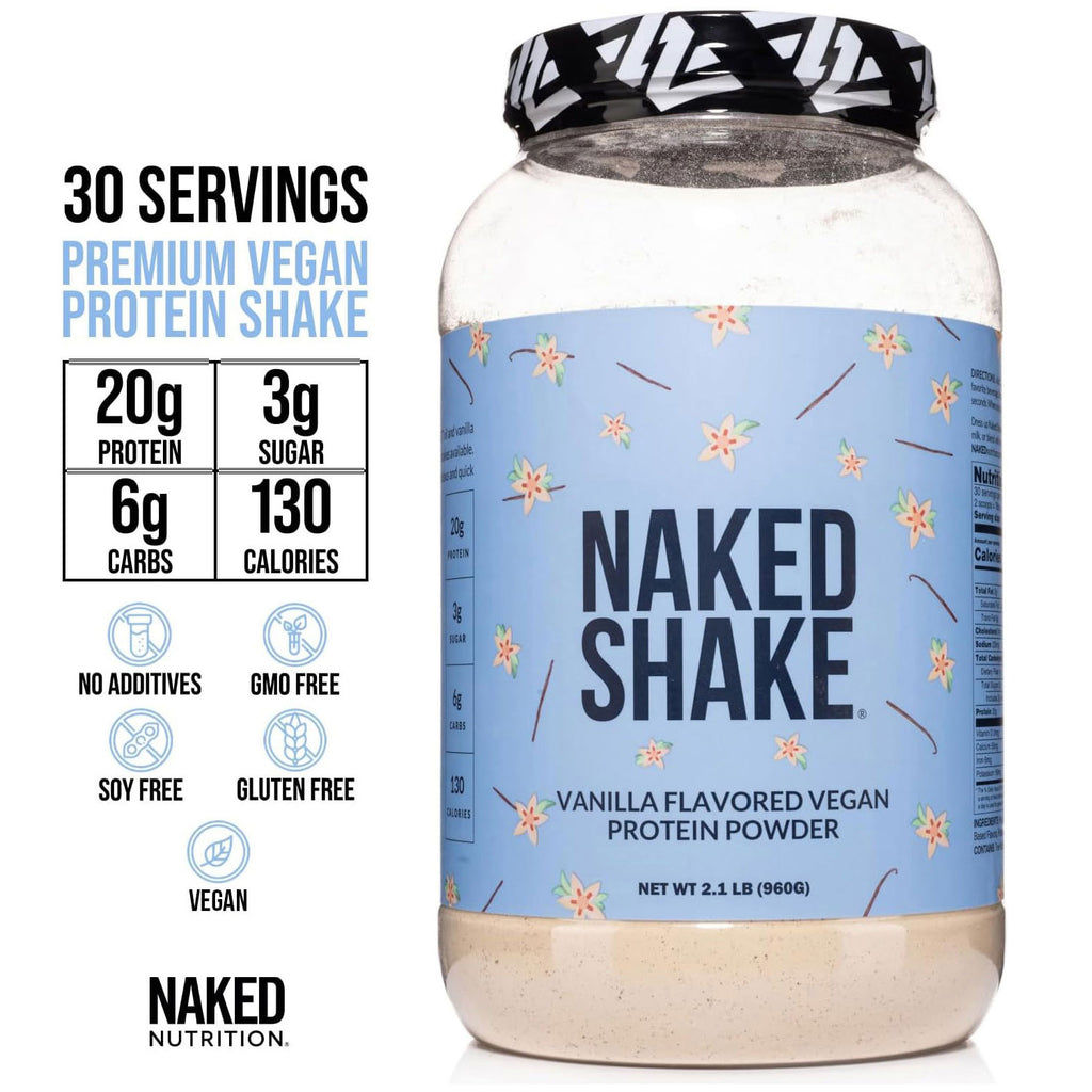 vegan vanilla protein shake