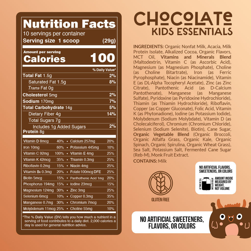Batido Nutritivo Infantil | Chocolate
