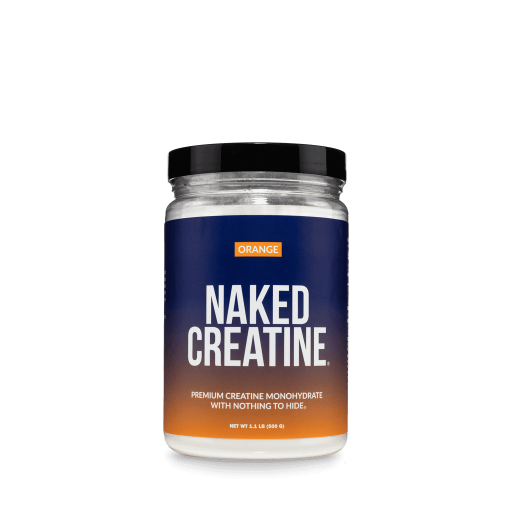 Monohidrato de creatina en polvo de color naranja | Naked Creatine - 1,1 lb