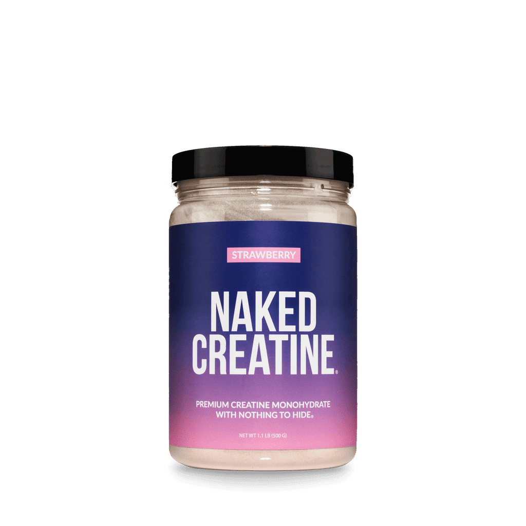Monohidrato de creatina en polvo con sabor a fresa | Naked Creatine - 1,1 lb