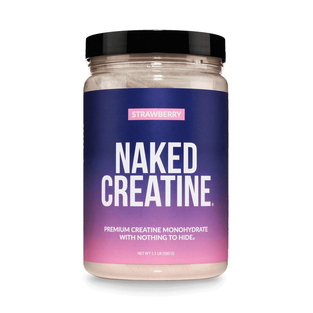 Monohidrato de creatina en polvo con sabor a fresa | Naked Creatine - 1,1 lb