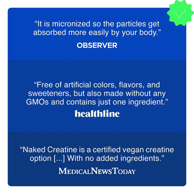 Creatine Monohydrate Powder 1.1 LB - Naked Creatine