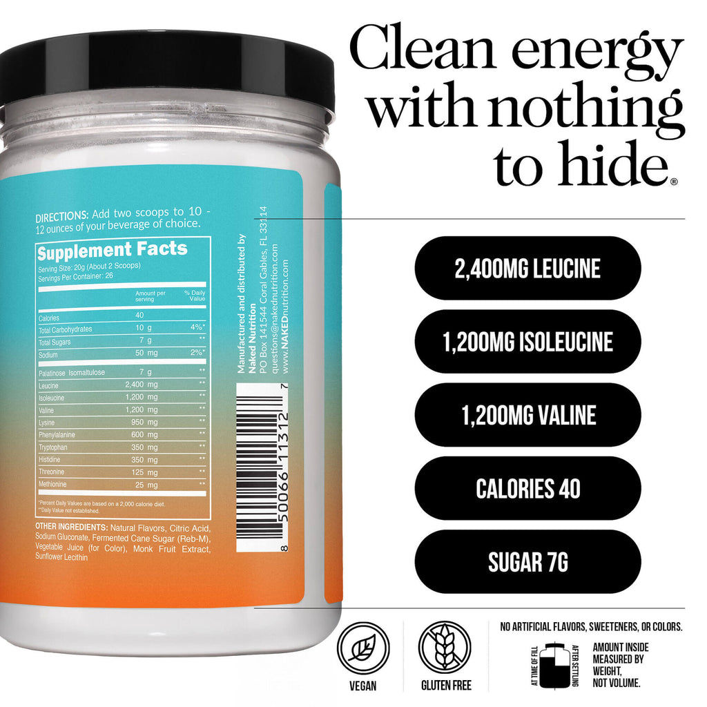 Suplemento de aminoácidos esenciales | Naked EAAs - 50 porciones