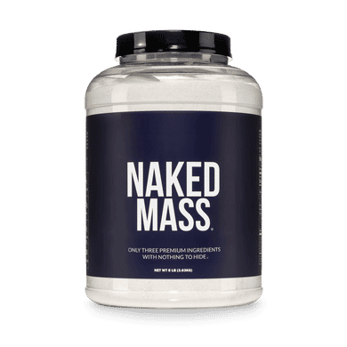 Weight Gainer Protein Supplement 8lb - Naked Mass