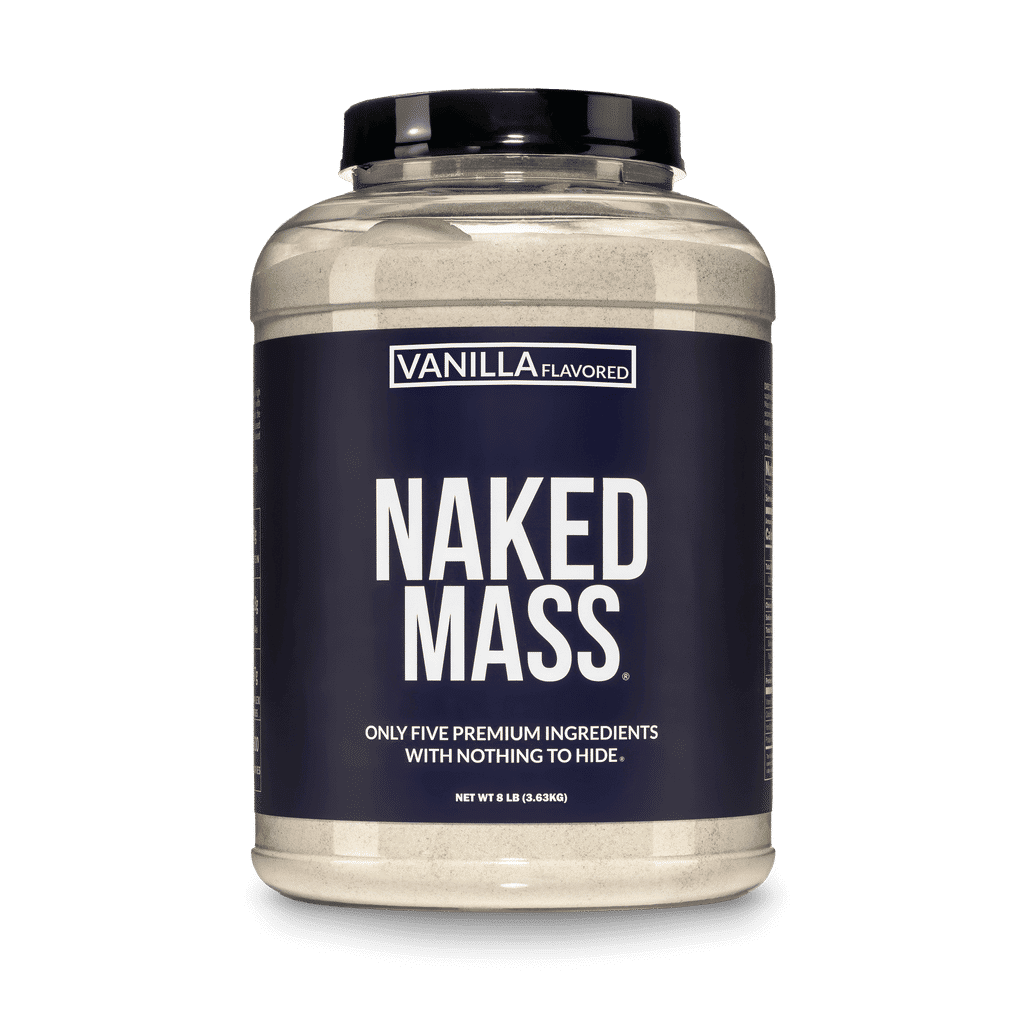 Vanilla Mass Gainer Protein Supplement | Naked Vanilla Mass - 8LB