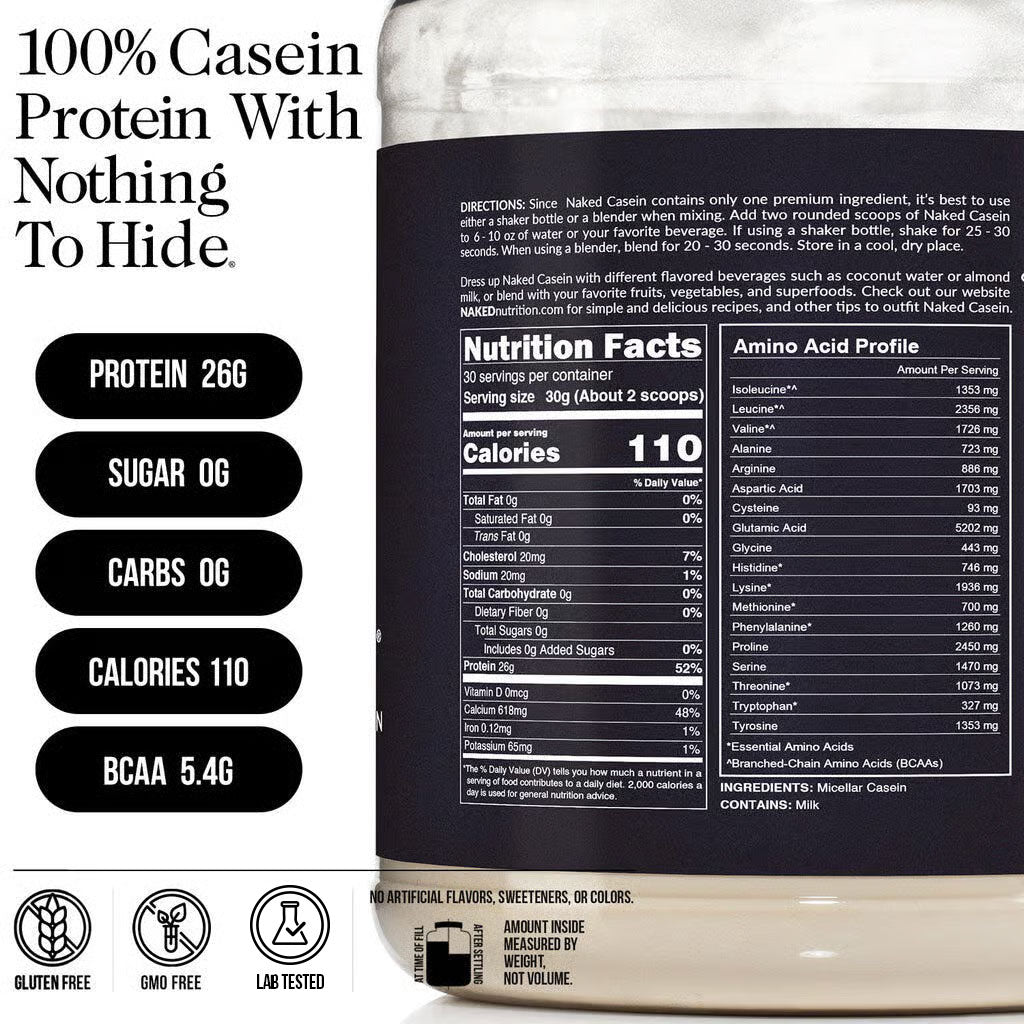 casein protein powder unflavored protein