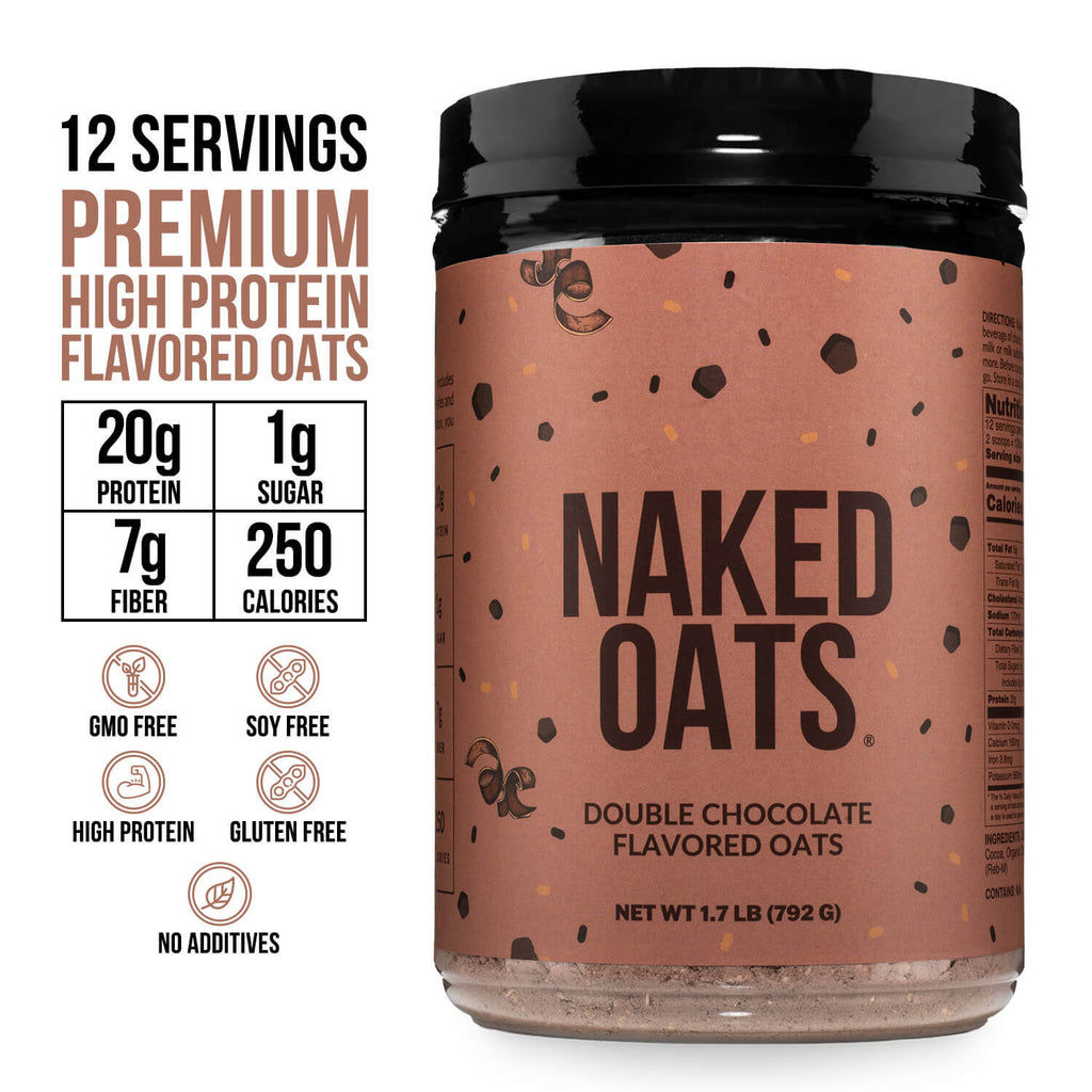 Avena proteica con doble chocolate | Naked Oats