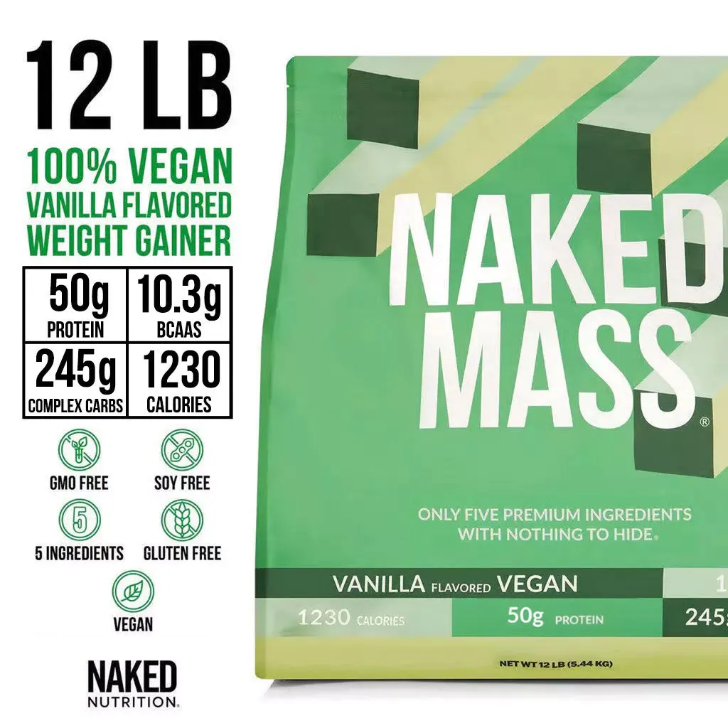 gluten free vanilla vegan bulk gainer