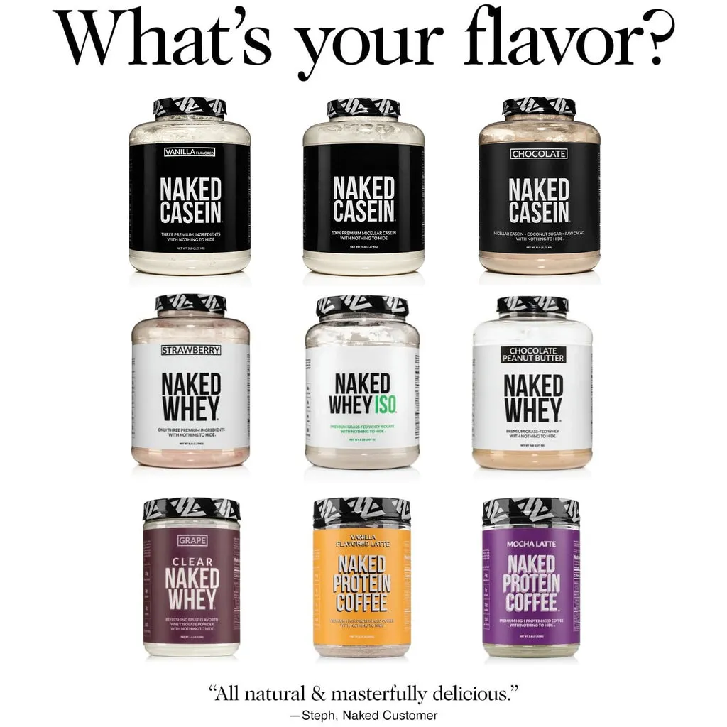 Chocolate Casein Protein Powder | Naked Chocolate Casein 2LB