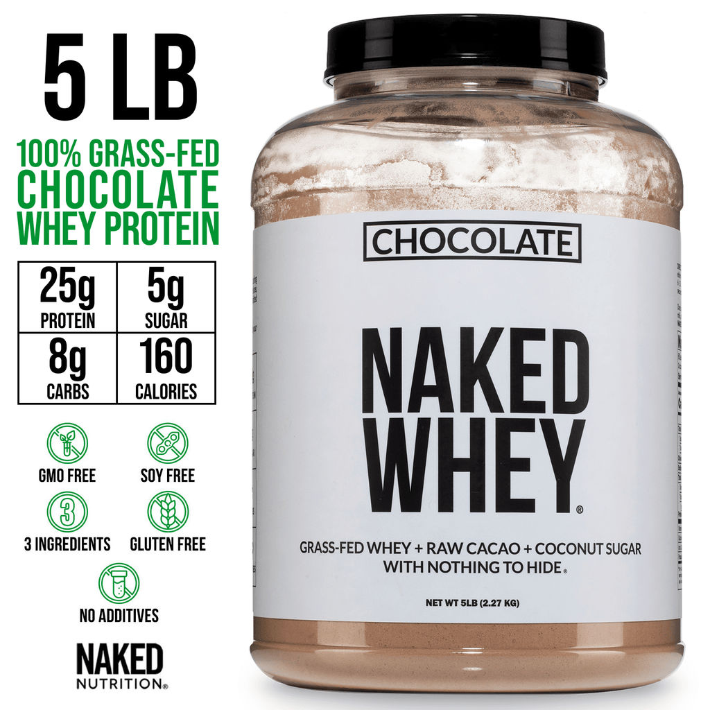 Chocolate Whey Protein Powder | Naked Chocolate Whey - 5LB