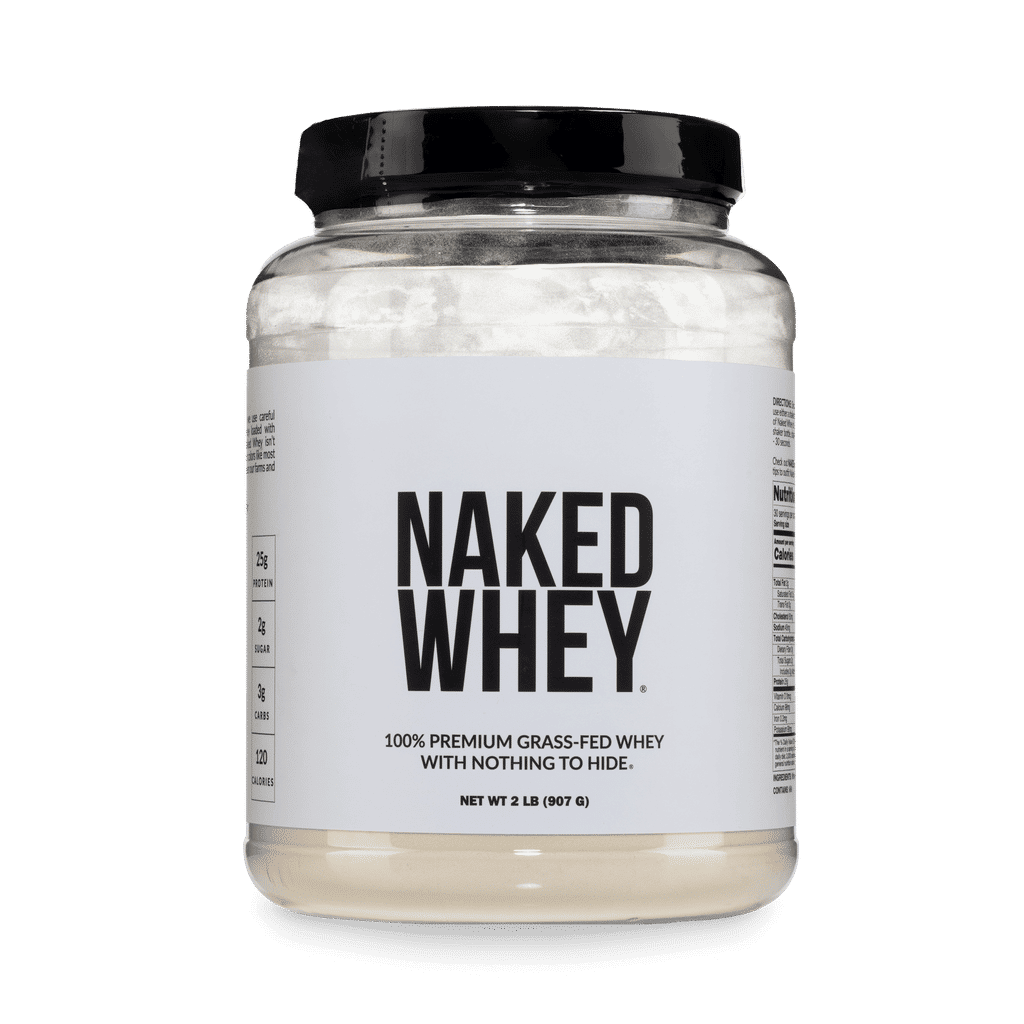 Proteína de suero de leche en polvo alimentada con pasto | Naked Whey - 2 libras