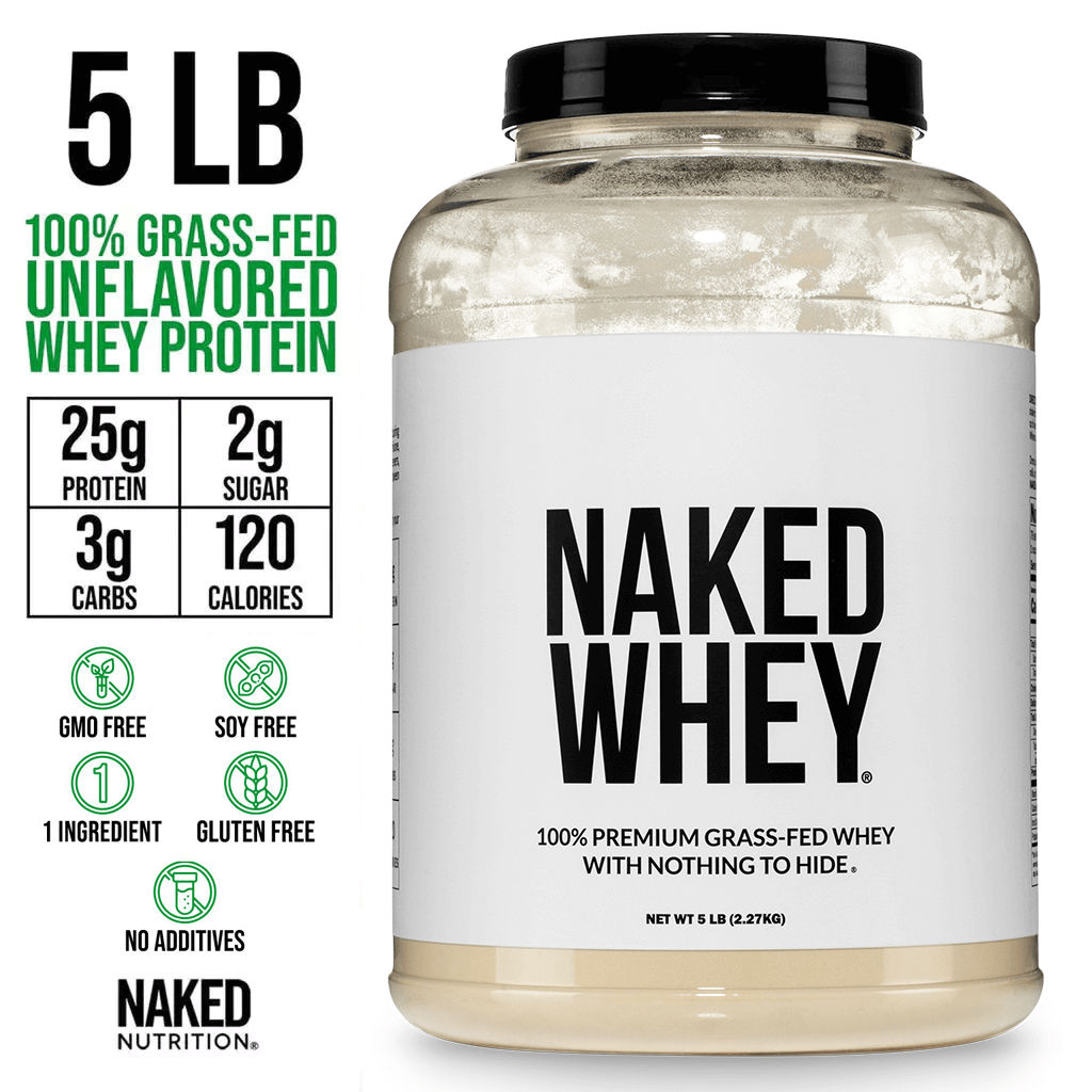 Grass Fed Whey Protein Powder | Naked Whey - 5LB