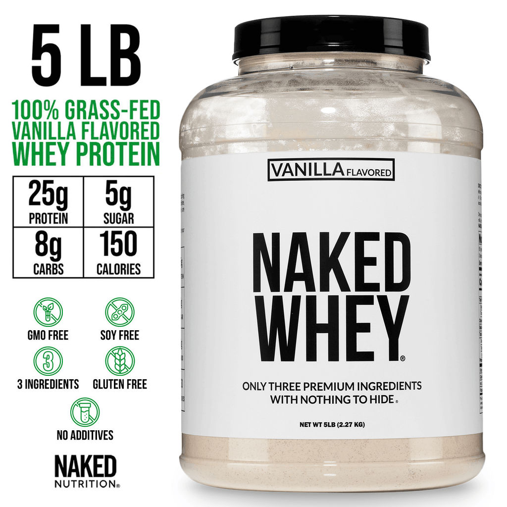 Vanilla Whey Protein Powder | Naked Vanilla Whey - 5LB