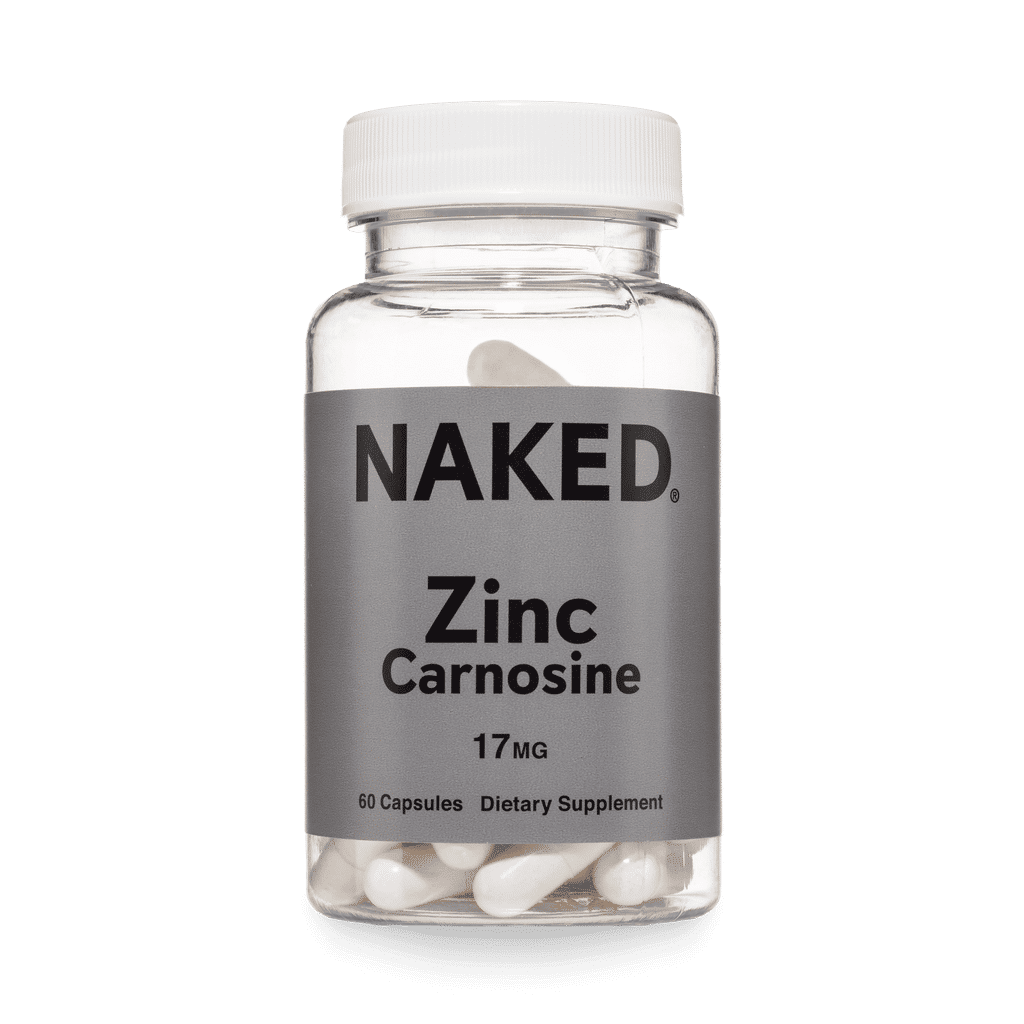 Daily Zinc Supplement | Naked Zinc Carnosine - 60 Capsules