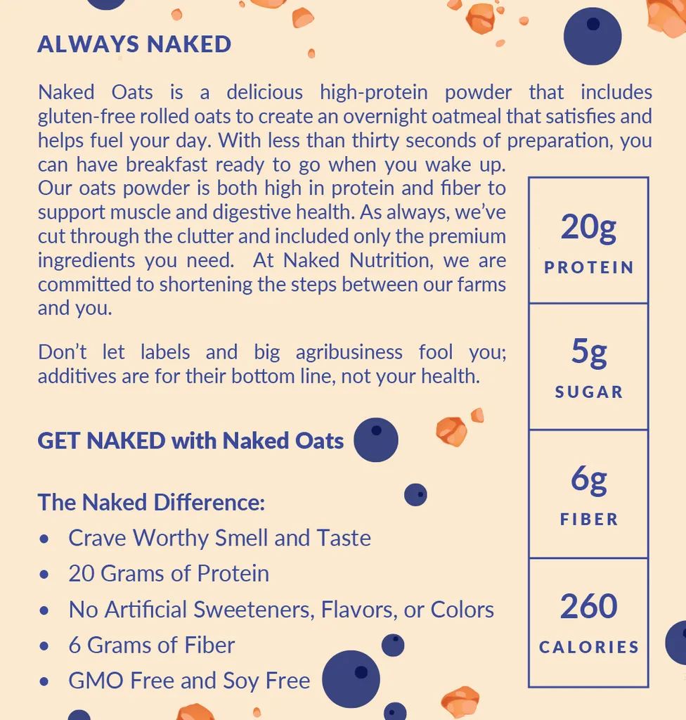 blueberry protein oatmeal
