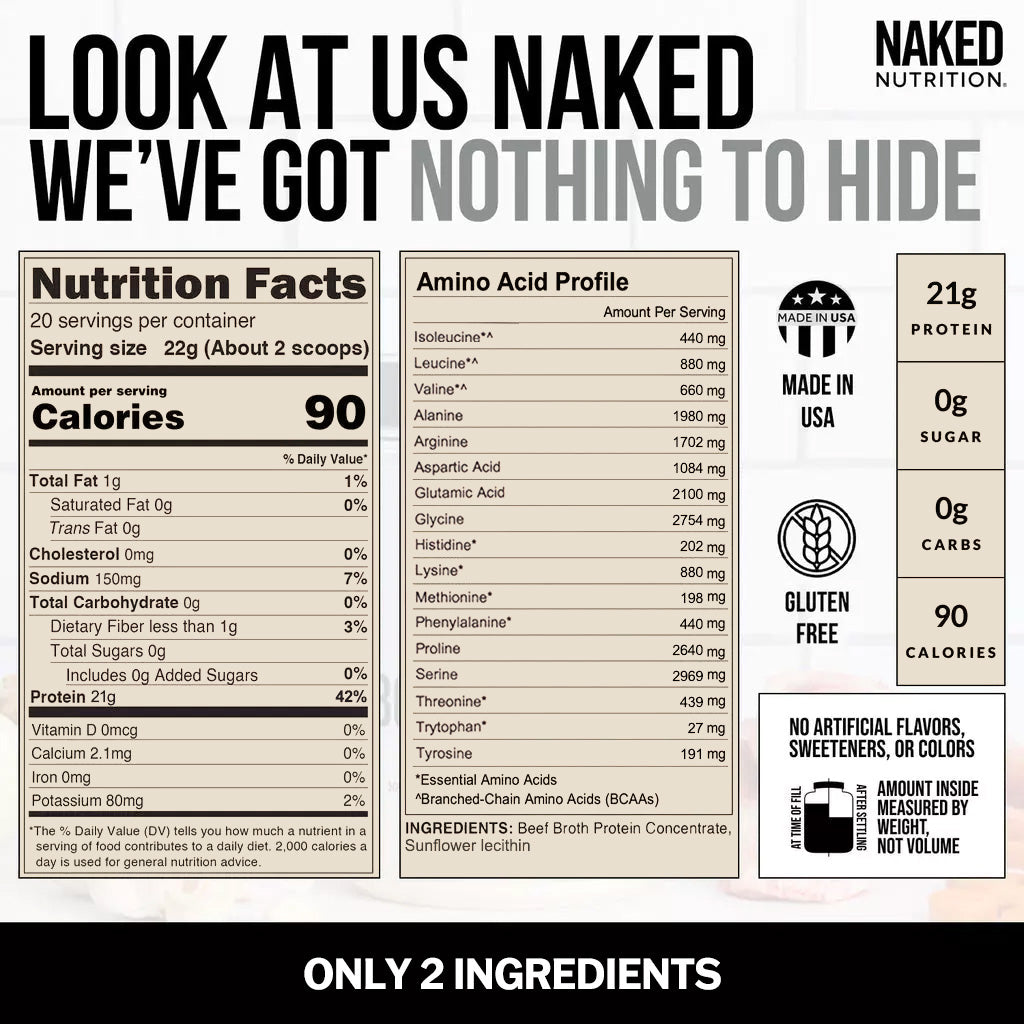bone broth nutrition facts