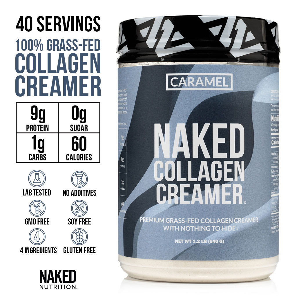 collagen powder flavored, protein powder caramel