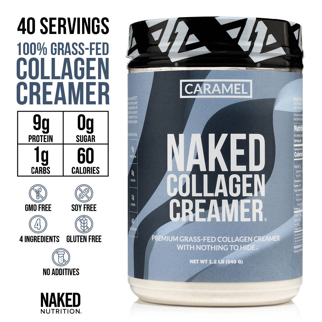 collagen powder flavored, protein powder caramel