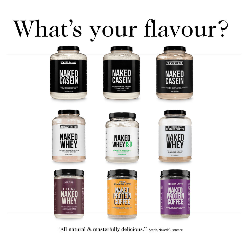 Proteína en polvo de caseína micelar | Naked Casein - 1 lb