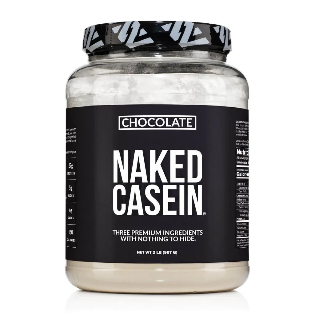 Chocolate Casein Protein Powder | Naked Chocolate Casein 2LB