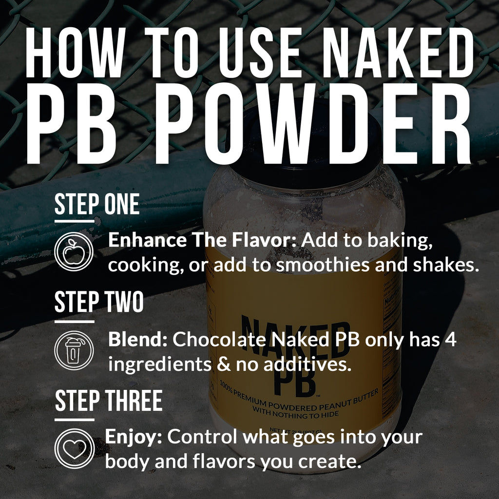 Chocolate Powdered Peanut Butter | Chocolate Naked PB - 1.5LB