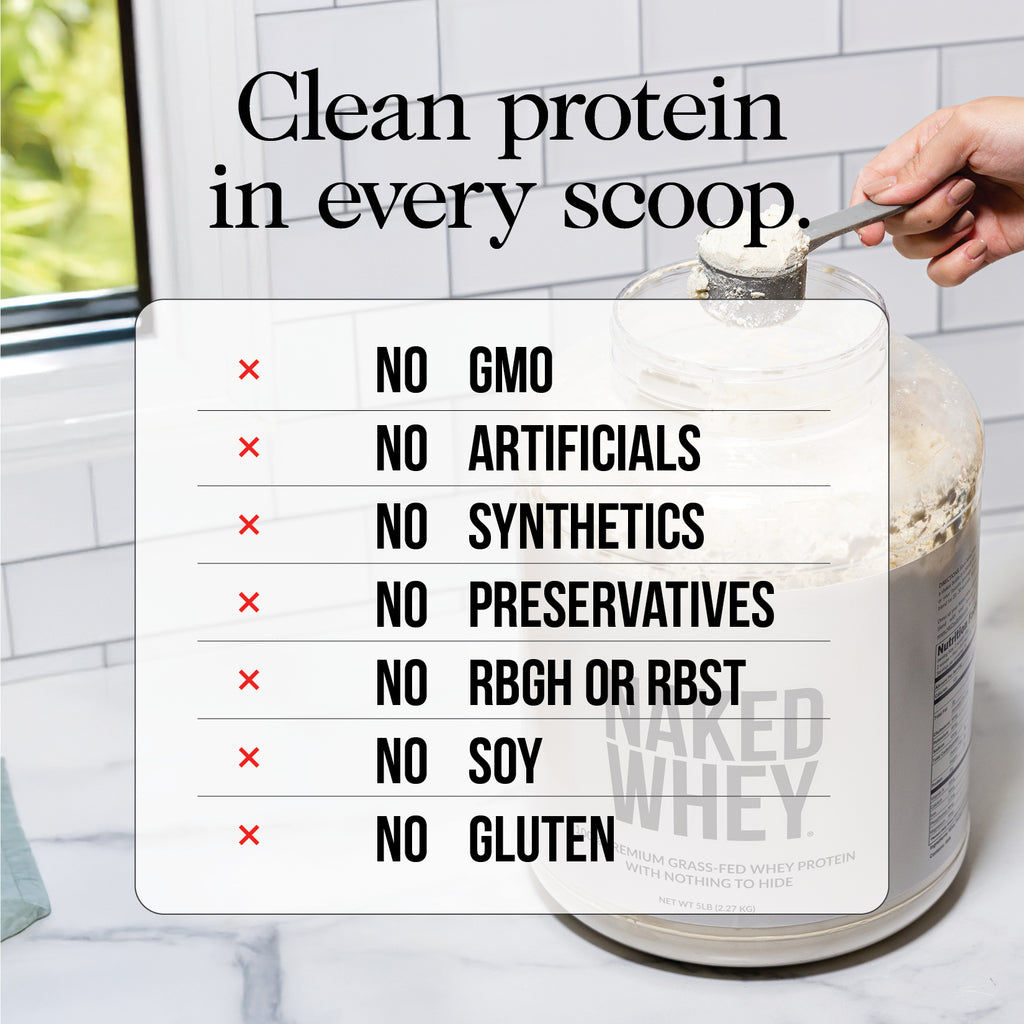 Strawberry Whey Protein Powder | Naked Strawberry Whey - 2LB