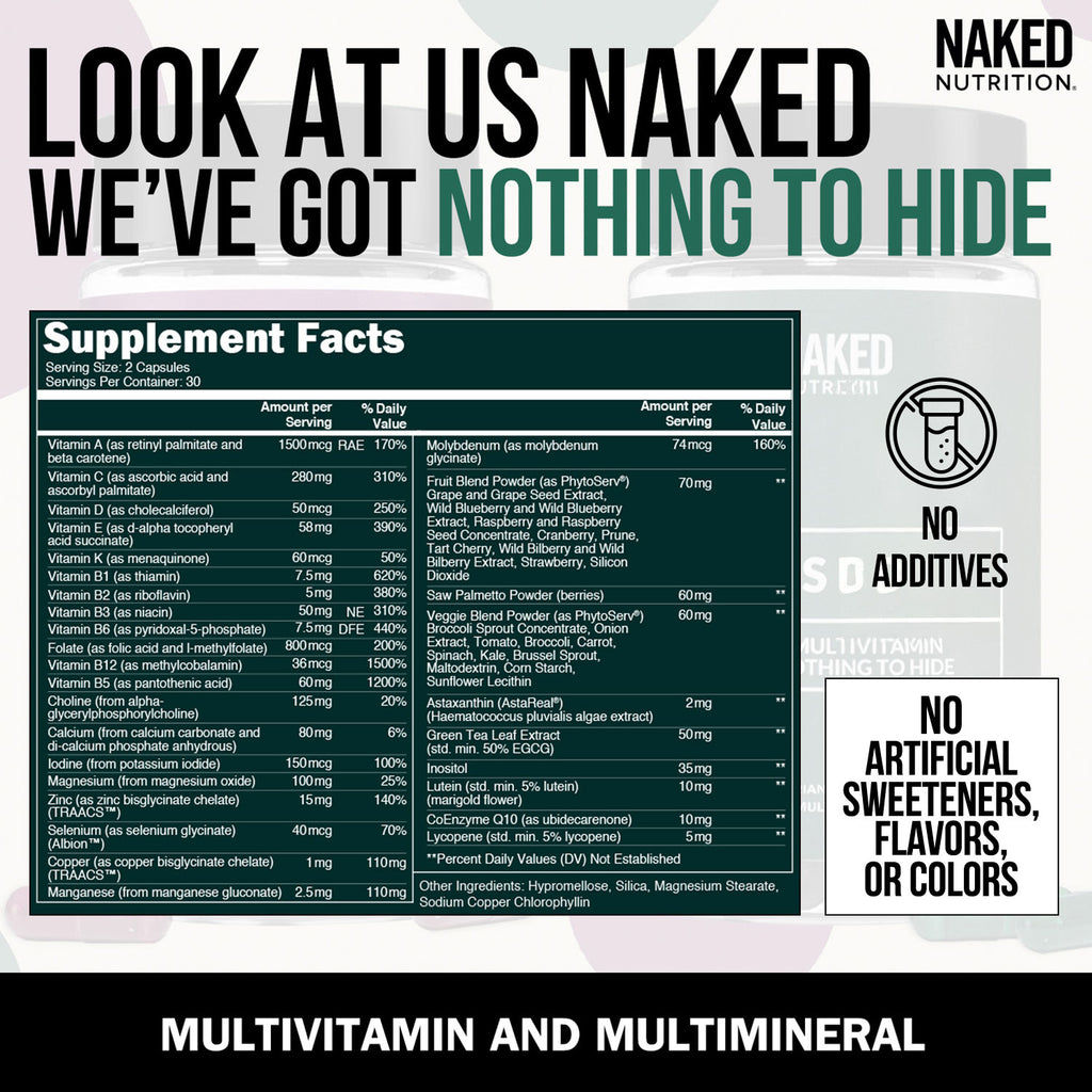 daily vitamins for men
