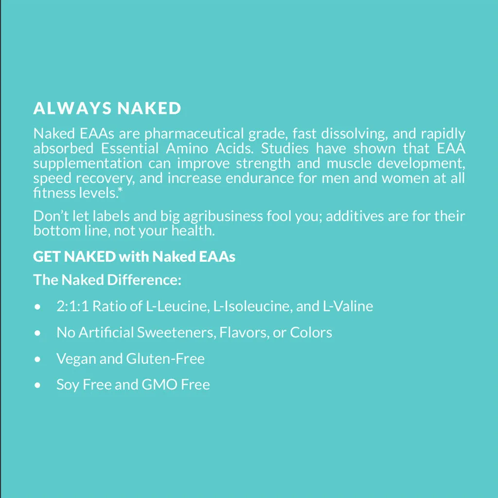 Suplemento de aminoácidos esenciales | Naked EAAs - 50 porciones