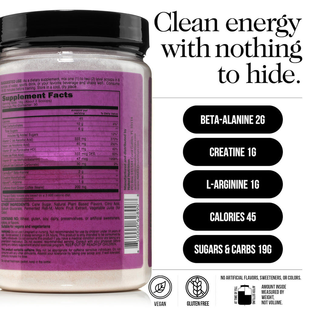 Pre Workout Supplement Fruit Punch