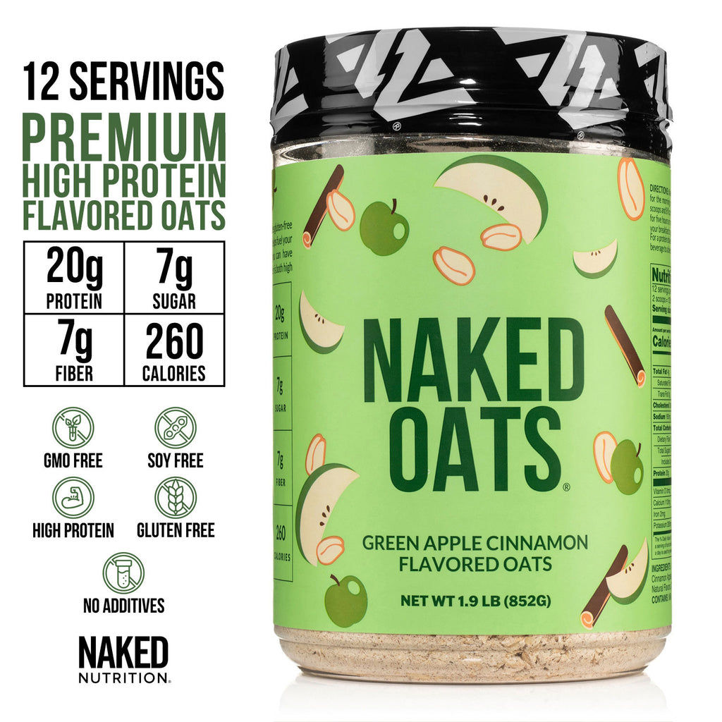 gluten free apple cinnamon protein oats