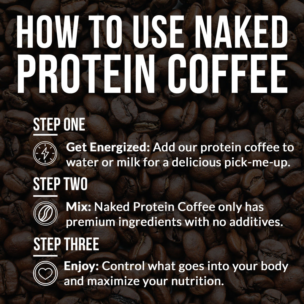 how to use high protein iced coffee powder