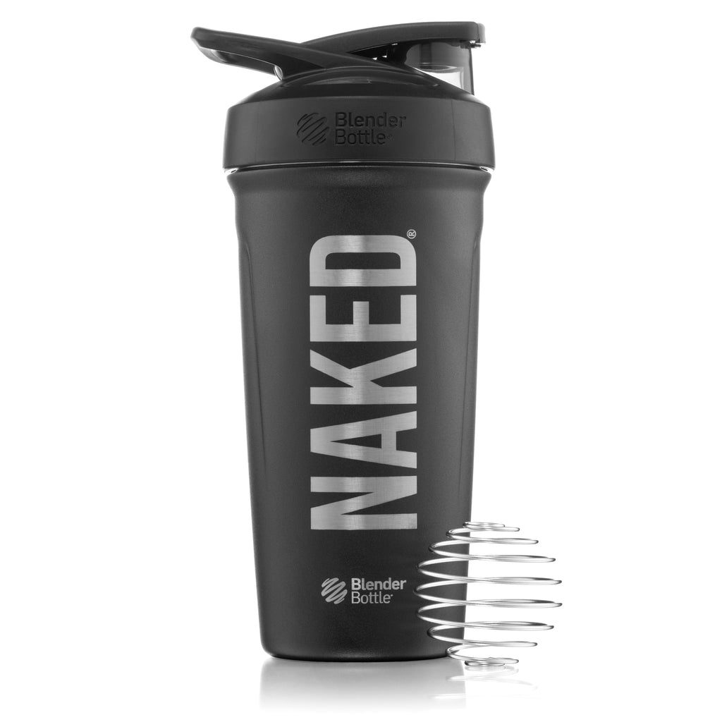 Coctelera de acero inoxidable aislada Naked