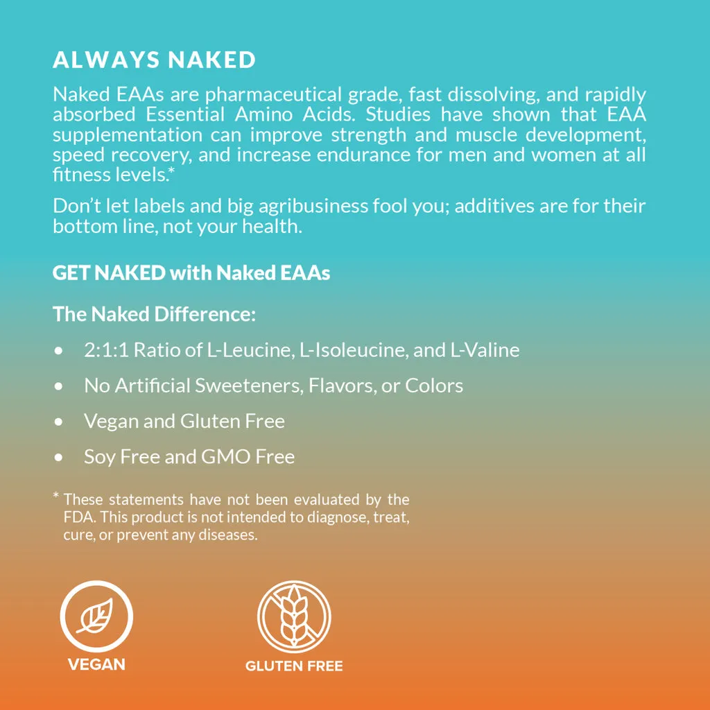 Mango Essential Amino Acids Supplement | Naked EAAs - 26 Servings