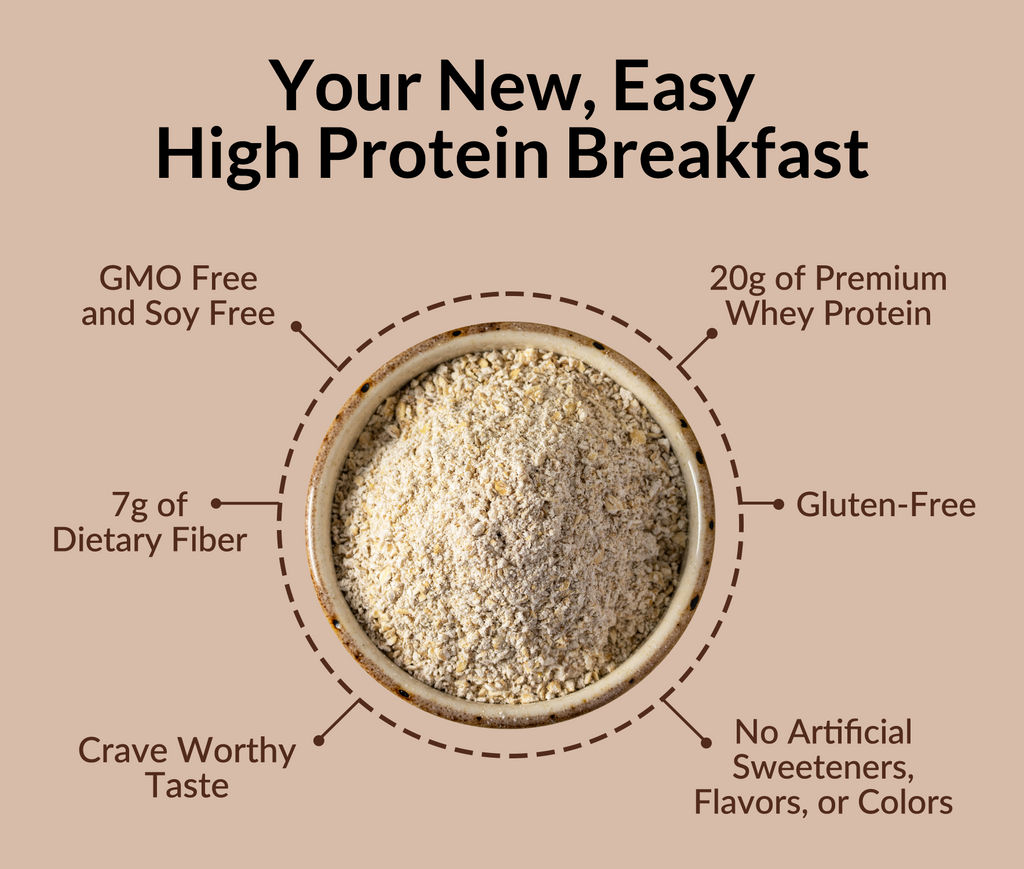 chocolate peanut butter oatmeal high protein