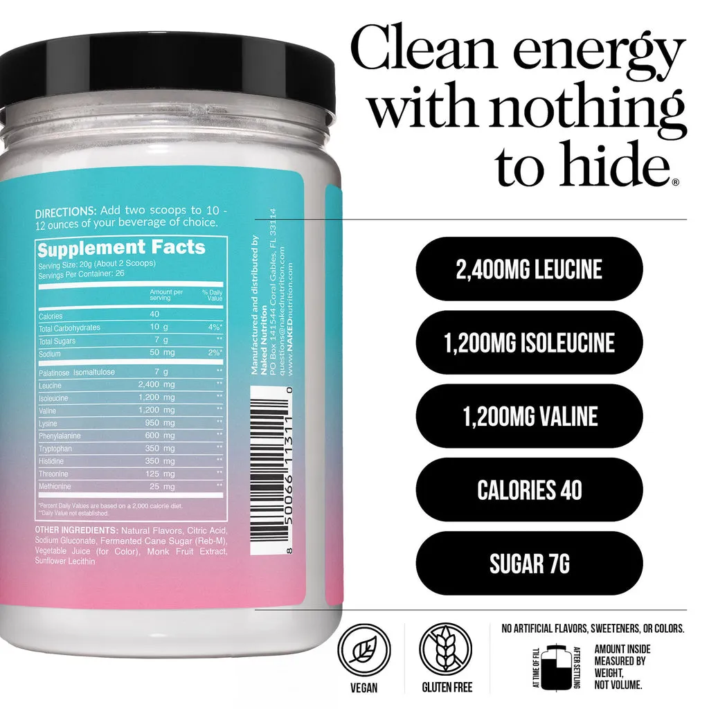 nutrition facts EAA strawberry