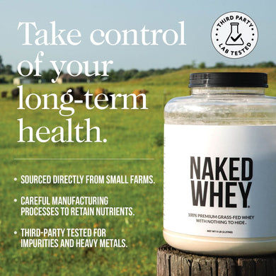 Grass-Fed Whey Protein Powder 2lb - Naked Whey