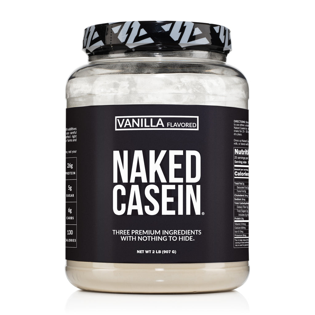Vanilla Casein Protein Powder | Naked Vanilla Casein 2LB