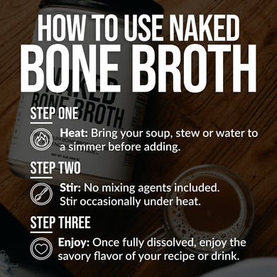 Bone Broth Protein Powder Supplement - Naked Bone Broth