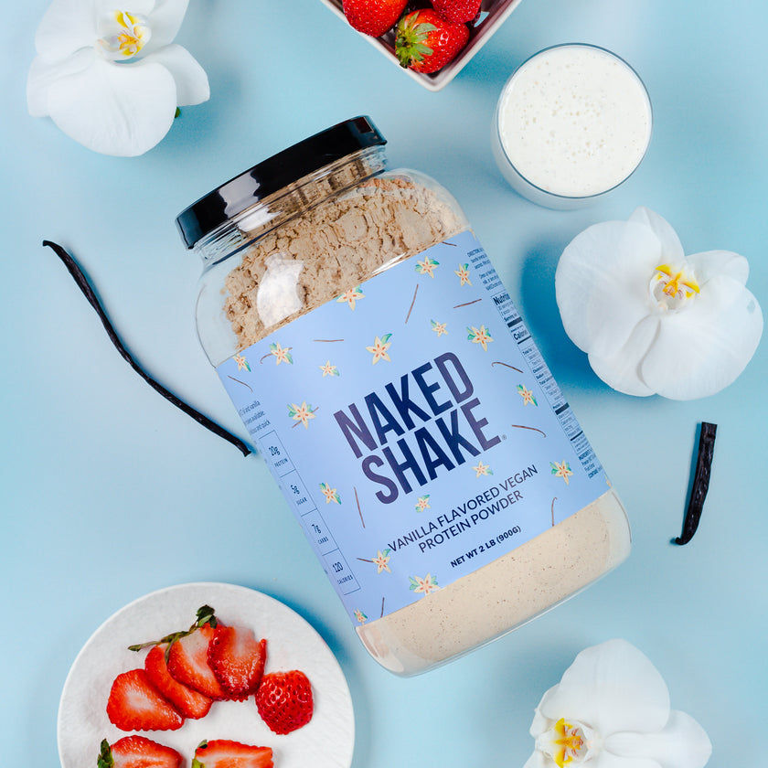 Vanilla Vegan Protein Powder - Plant Based 20g Protein | Naked Shake