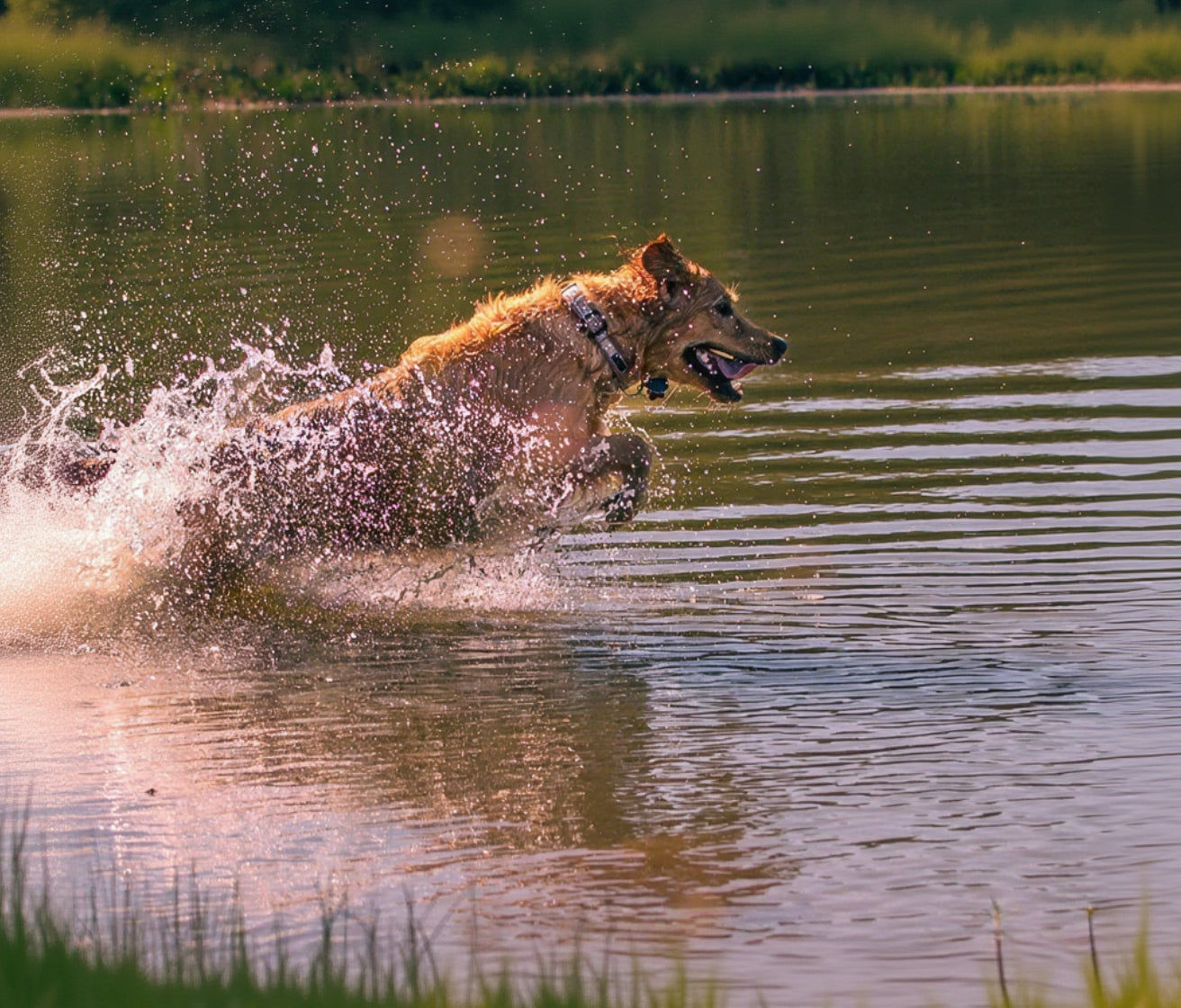 Golden retriever retrieving in the water at The Gundog Club, Danielle West Photography
https://www.daniellewesthoustonphotography.com/